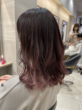 チリンバイロストシティー(Chillin by LOSTCITY) コントラストグラデーションカラー髪質改善白髪ぼかしハイライト