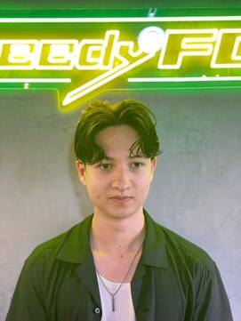 グリーディーフォックス 代々木(Greedy FOX) アップバング/ツーブロックマッシュ/束感/波巻き[シェービング]