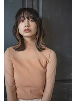 ヘアー ラニッシュ 流山セントラルパーク店(hair Lanish) くびれレイヤーダーククレージュインナーカラー