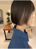 ミニボブ×インナーカラー