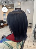 ネイビーブルー×BOB