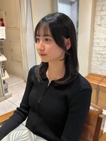 ラボヌール ヘアー エクラ(La Bonheur hair eclat) 結んでも可愛い顔まわりカット