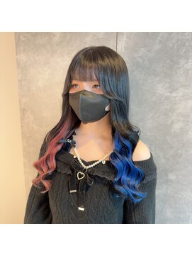 ガルボヘアー 名古屋栄店(garbo hair) インナーカラー10代20代ツートンプルエクステ