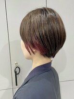 ウクラ バイ レシッド 池袋(uchla by rcid) イメチェン☆お洒落丸みショートインナーカラー×チェリーレッド