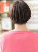 ■ステップボーンカット艶カラー丸みショート301-3大宮20代30代