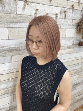 ラッコのおひるね ブリーチ2回コーラルオレンジ