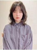 【unami】ミディアムヘア×ゆるふわパーマ 澤田杏奈