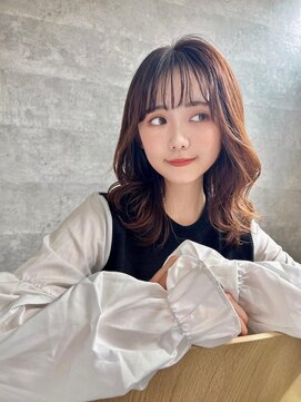 ビームズ ヘアー ブラン(Bee ms HAIR Blanc+) ゆるふわロングベージュカラーブリーチしない透明感カラー