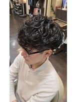 オムヘアーバイグルーマーズ(HOMME HAIR by GROOMER/S)&nbsp;スペインカール　HommeHair2nd江ヶ崎