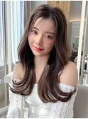 韓国風顔周りレイヤーカット