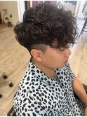 外国人風スペインカール
