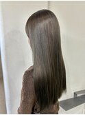 オリーブブラウン×髪質改善◎艶髪ロング 20代30代40代