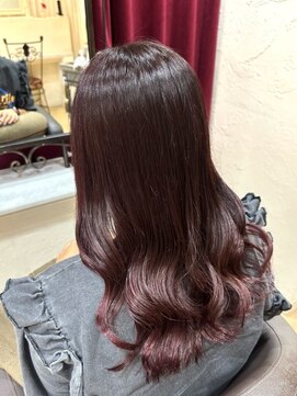 グラマラス GLAMOROUS 【渡辺まとい】ピンクブラウン×ロング