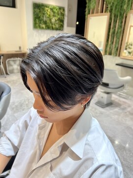 イメージア ボーノ相模大野店(IMAGE-A) 【爽やか大人】センターパートショート　メンズ/ショート