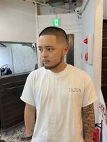 ビーバイエイトジェンツ(Bee by EIGHT GENTS)&nbsp;MEN’S HAIR/ブルーブラック/フェザーパーマ/心斎橋