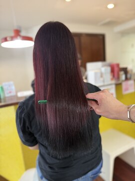ヘアースペースブルーム プリュス 石橋店(HAIR SPACE BLOOM plus) 石橋阪大前/髪質改善ストレート/縮毛矯正/エンドカラー/裾カラー