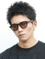 アイトーキョーリタ 渋谷(AI TOKYO Rita)&nbsp;テーパーフェードフェザーパーマスパイキーショート