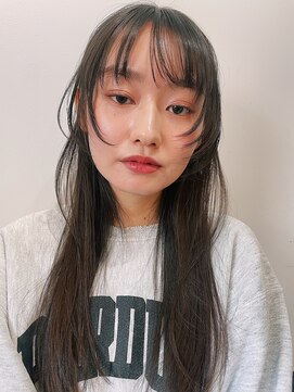 シンス 銀座(since) 小顔似合わせカット/ストレートロング/フェイスレイヤー/銀座駅