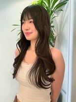 トリッカ シブヤ(TRICCA SHIBUYA)&nbsp;ロングレイヤー／ゆる巻きロング／小顔ロング／ナチュラル