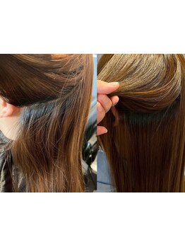 【髪質改善ストレート】くせ毛・うねりを解消する、こだわりのケアサロン！