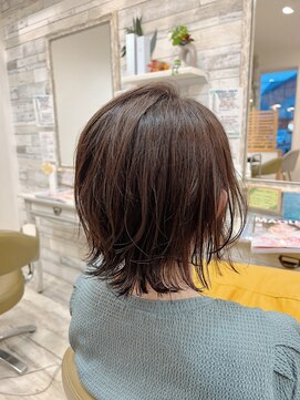 髪質が柔らかくなるエアウェーブパーマ　八戸