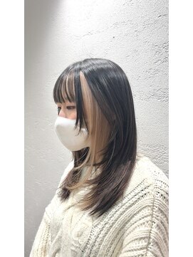 髪質改善カラー顔周りレイヤー学割10代20代透明感韓国風前髪