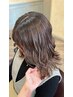 前髪カット＋ワンカラー　10670→9500