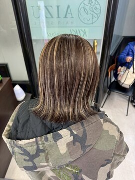 アイズ 本厚木(AIZU) アンブレラカラー ミルクティーベージュ