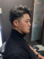 バーバーバー 都賀(BARBER-BAR)&nbsp;大人パーマスタイル【BARBER-BAR都賀】