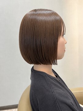 マテリア ヘアー デザイン(materia hair design) 乾かすだけでまとまる大人ボブ