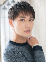 グルーミングサロン バーバー キャッスル 北浦和西口(Grooming salon Barber Castle)&nbsp;20代30代ダークアッシュカジュアルスパイキーショートa1北浦和
