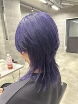 ルイス(L'wis)&nbsp;ブルーバイオレット＋ウルフレイヤーヘア♪朝長