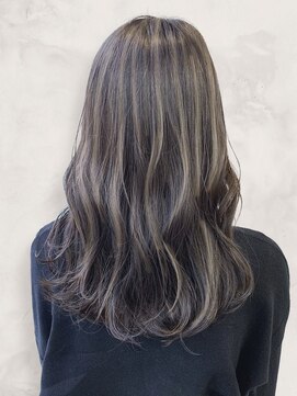 エルプラスヘアー 平尾店(L+hair) ナチュラルハイライト立体感アッシュ大人可愛いゆるふわ透明感