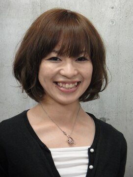 ヘアーサロン ドアーズ(hair salon DOORS) 艶カラーで引き立つ、ナチュラルボブ