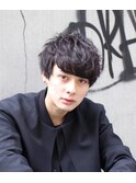 重めバングマッシュショート