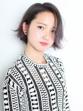 カテナ(CATENA) 薄紫ショートボブ