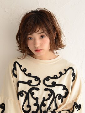 アース 盛岡南店(HAIR & MAKE EARTH) ふんわり♪ミディアムボブ
