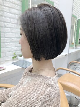 ウェル アアルト 海老名ビナウォーク店 ナチュラルボブ*透明感イルミナカラー【aalto海老名/海老名駅】