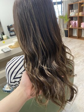 リンク ヘアアンドエステティック(Link Hair&Esthetic) 馴染みハイライトベージュ
