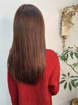 《era》　うる艶髪　ストレート　暖色系カラー　ブラウン　みわ