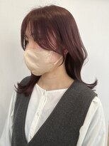 ミレバイジェニー (mirae by geny) ブリーチなしラベンダーピンク と エギョモリ　R