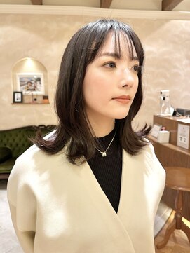 ビュートリアム265(BEAUTRIUM 265) モテ髪ミディアム/ロブ/外はね/ダークアッシュ/レイヤーカット