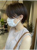 ショートボブパーマ20代30代40代イヤリングカラー大人可愛い