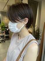 サンド 表参道(sand)&nbsp;ショートボブパーマ20代30代40代イヤリングカラー大人可愛い