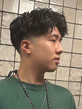 ヒロギンザ 御茶ノ水店(HIRO GINZA) ツーブロックパーマスタイル