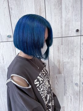 プログレス ひばりヶ丘店(PROGRESS) デザインカラー　ビビットブルー　10代/20代