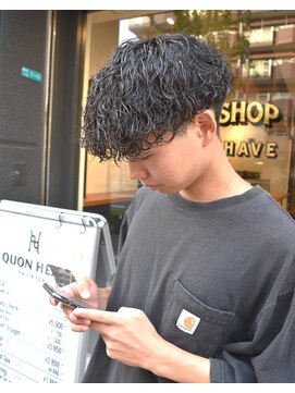 フリーク バーバーショップ 都島店(FREAK BARBER SHOP) 波巻きプードルメンズパーマ