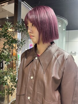 ヘアーアンドメイク ビス(HAIR&MAKE bis) 1ブリーチでできるピンクラベンダー♪【多田　華歌】