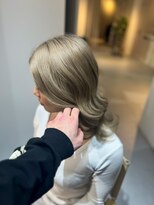 ロエ 恵比寿 代官山(ROE)&nbsp;オリーブベージュ　マチルダボブインナーグレージュ前髪