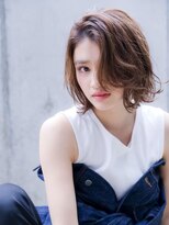 ケイト(kate)&nbsp;【kate 大宮】ラテベージュ×ランダム巻きミディ